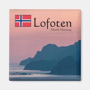 Norway Lofoten Landscape Magnet