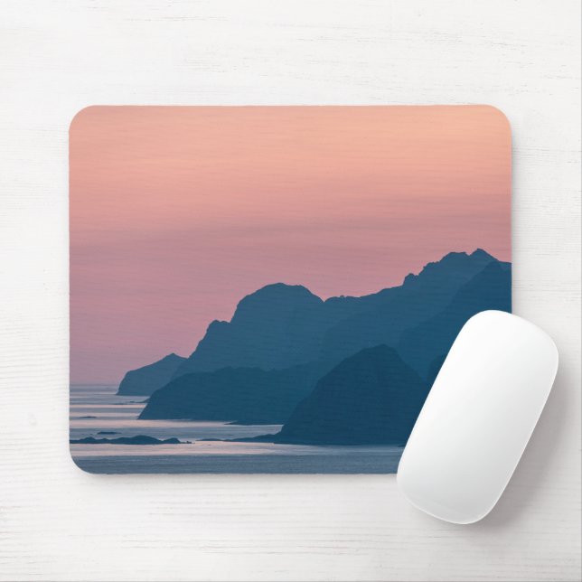 Norway Lofoten Landscape Mouse Pad (With Mouse)