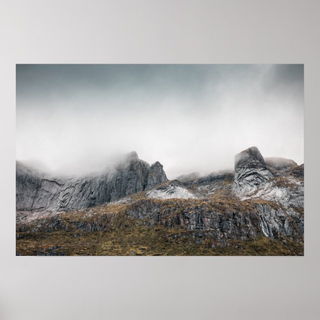 Norway Lofoten Landscape Photo Poster (Front)