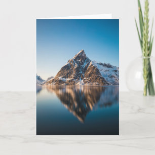 Norway Lofoten Mountain Card
