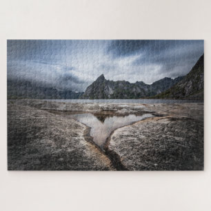 Norway Lofoten Mountain Jigsaw Puzzle