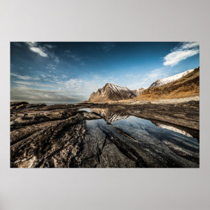 Norway Lofoten Mountain Poster