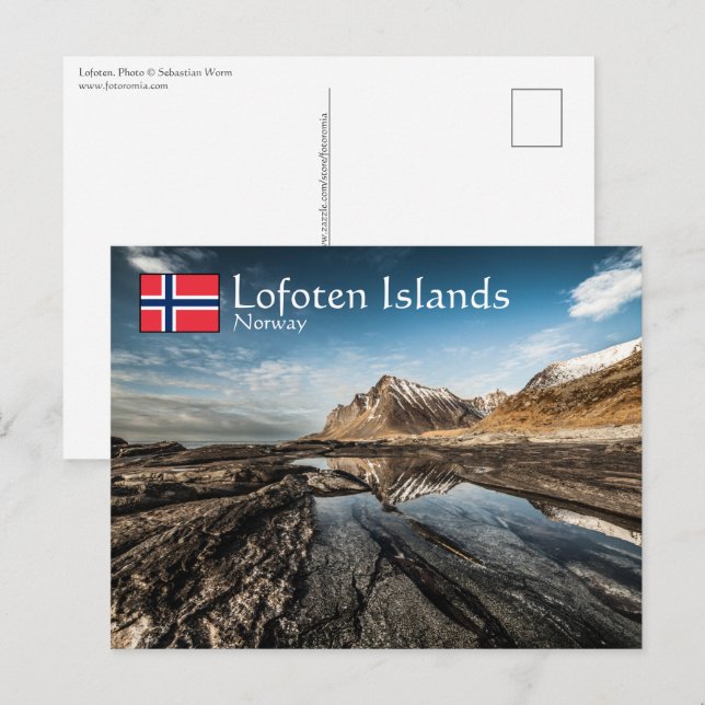 Norway Lofoten Postcard (Front/Back)