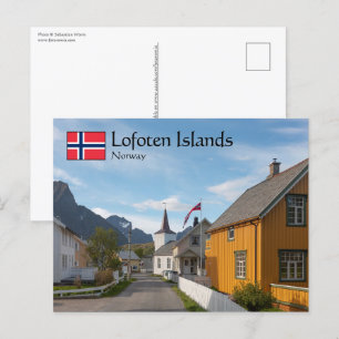 Norway Lofoten Reine Postcard