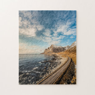 Norway Lofoten Road Jigsaw Puzzle