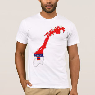 Norway Map Designer Shirt Apparel Sale Him or Hers