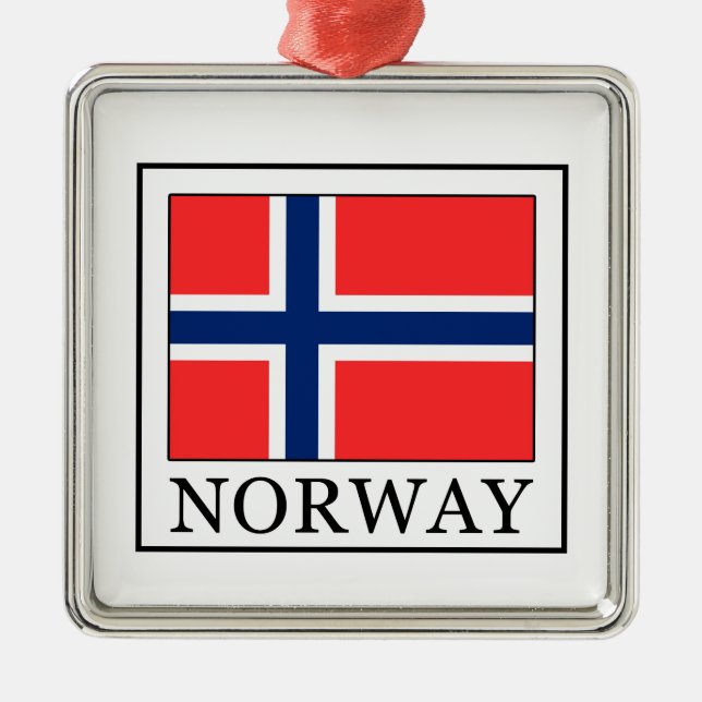Norway Metal Ornament (Front)
