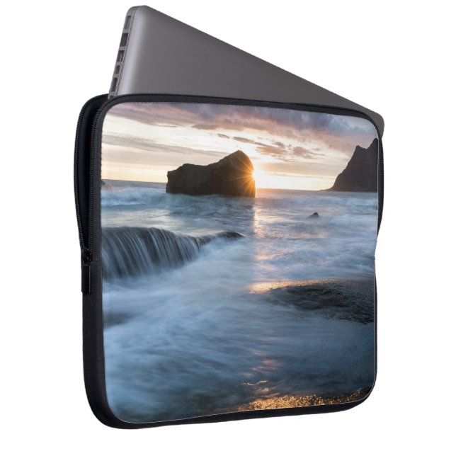 Norway Midnight Sun Laptop Sleeve (Front Right)