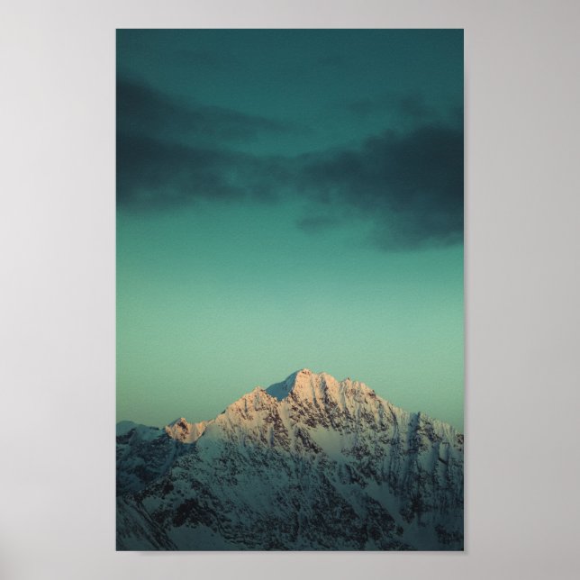 Norway Mountain Landscape Photo Poster (Front)