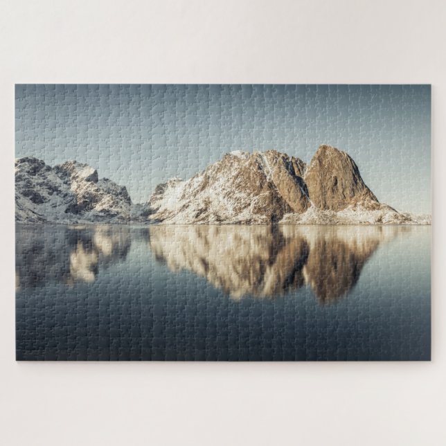 Norway Mountains Landscape Photo  Jigsaw Puzzle (Horizontal)