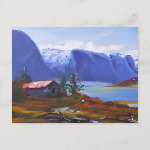 Norway Nature art Postcard