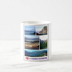 Norway - Norske Fjorder - I Love - Coffee Mug