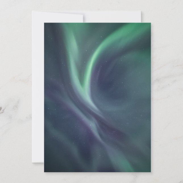 Norway Northern Lights Sky Card (Front)