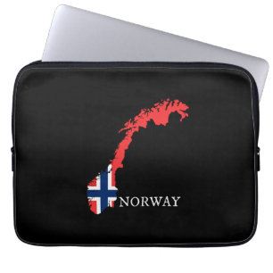 Norway - Norway Flag Laptop Sleeve