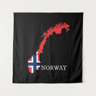 Norway - Norway Flag Tapestry