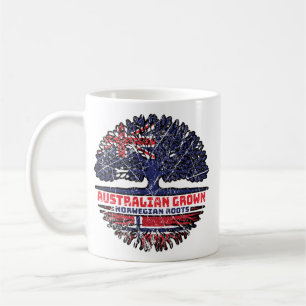 Norway Norwegian Australian Australia Tree Roots Coffee Mug
