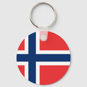 Norway (Norwegian) Flag Key Ring