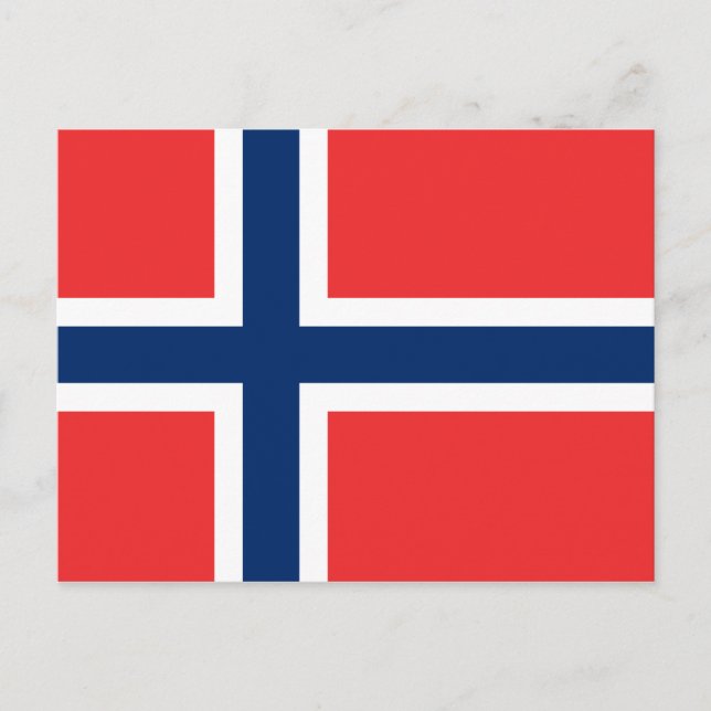 Norway - Norwegian Flag Postcard (Front)