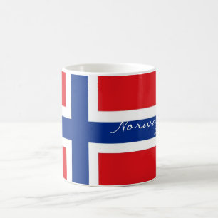 Norway norwegian flag souvenir mug