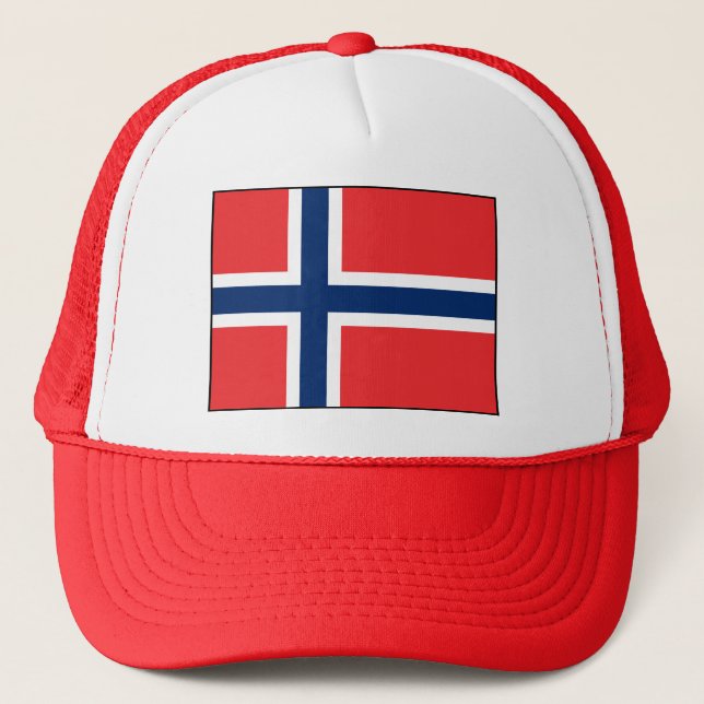 Norway - Norwegian Flag Trucker Hat (Front)