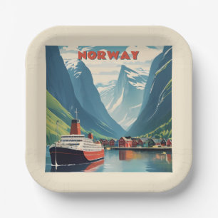 Norway Paper Plate