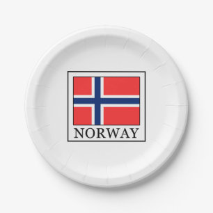 Norway Paper Plate