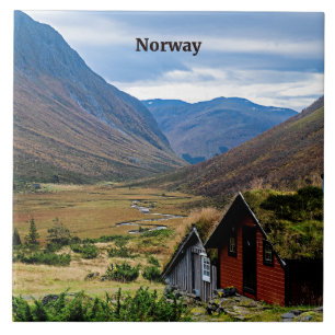 Norway picturesque photograph ceramic tile