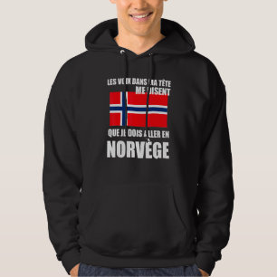 Norway Proverb Norwegian Flag Hoodie
