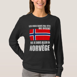 Norway Proverb Norwegian Flag T-Shirt