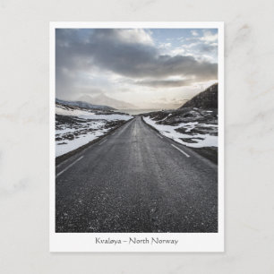 Norway Road Landscape Photo Postcard