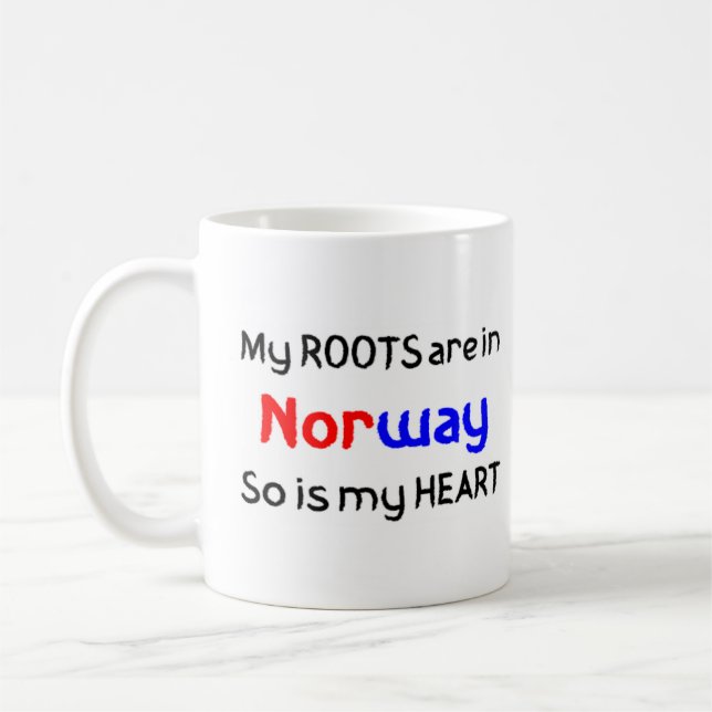 norway roots coffee mug (Left)