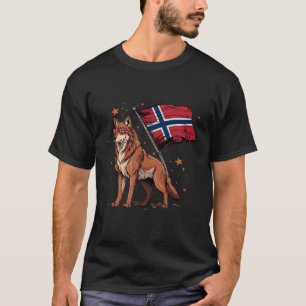 Norway Roots Norwegian Flag Norge 5 T-Shirt