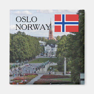 Norway Scandinavia Oslo Vigeland travel souvenir Magnet