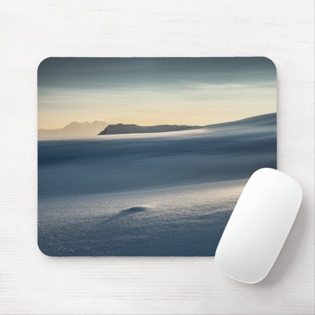 Norway Snow Landscape Photo Mouse Pad (With Mouse)