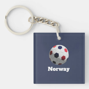 Norway soccer key ring