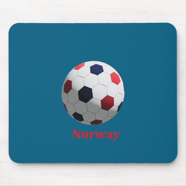 Norway Soccer Mouse Pad (Front)