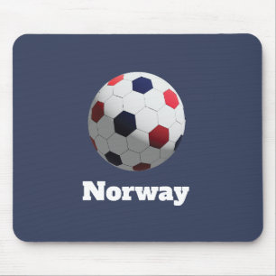 Norway soccer mouse pad