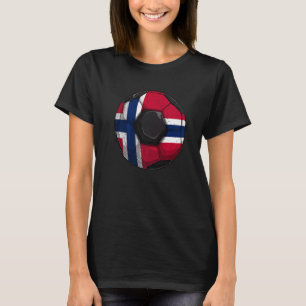 Norway Soccer Norway Flag Norwegian Boys Mens Kids T-Shirt
