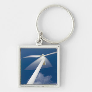 Norway, Sogn og Fjordane. Wind mill at Kråkenes. Key Ring