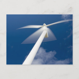 Norway, Sogn og Fjordane. Wind mill at Kråkenes Postcard