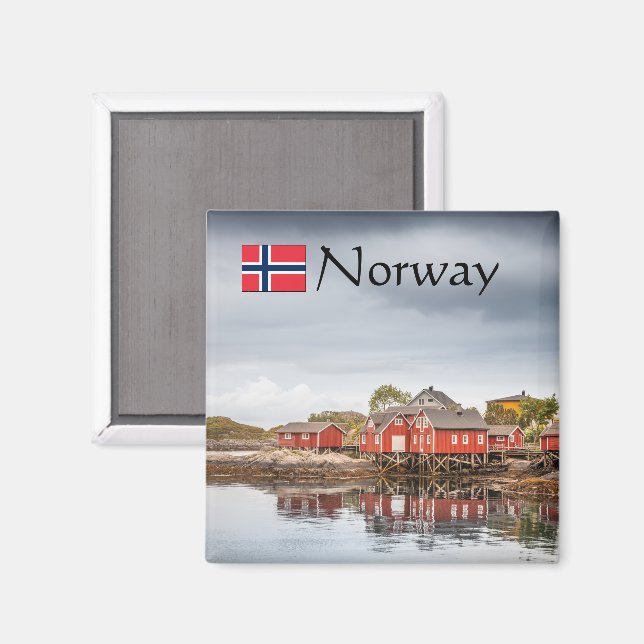Norway Souvenir Magnet (Front/Back)