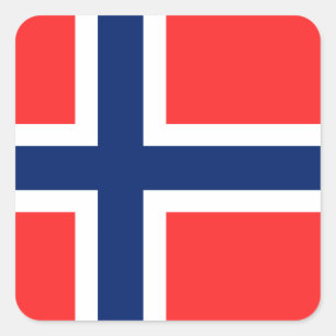 Norway Square Sticker