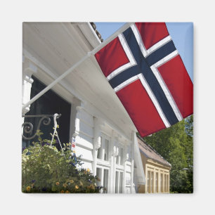 Norway, Stavanger. Historic downtown views. Magnet