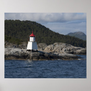 Norway, Stavanger. Views along Lysefjord. Poster
