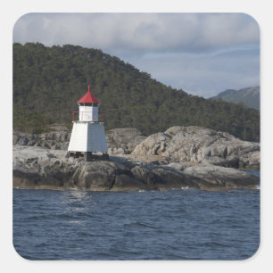 Norway, Stavanger. Views along Lysefjord. Square Sticker