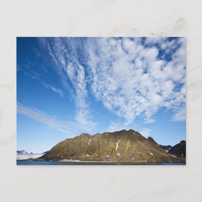 Norway, Svalbard, Clouds above steep cliffs Postcard (Front)