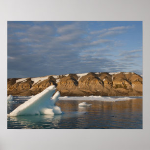 Norway, Svalbard, Spitsbergen Island, Setting Poster