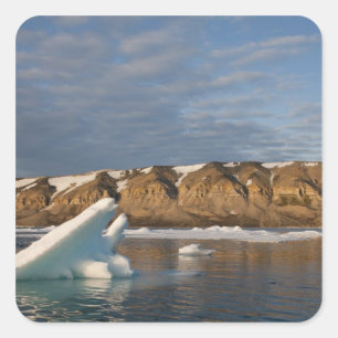 Norway, Svalbard, Spitsbergen Island, Setting Square Sticker