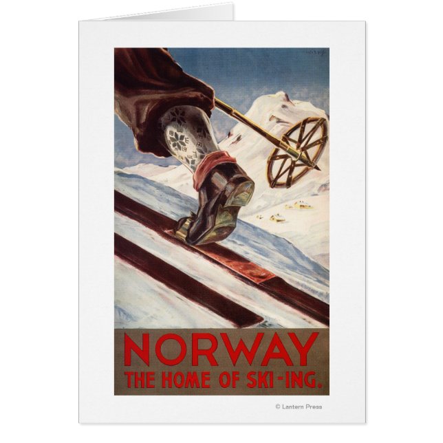 Norway - The Home of Skiing (Front)