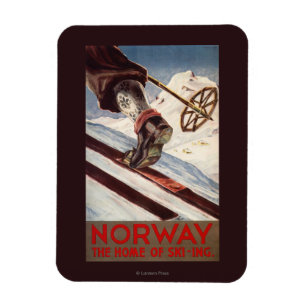 Norway - The Home of Skiing Magnet